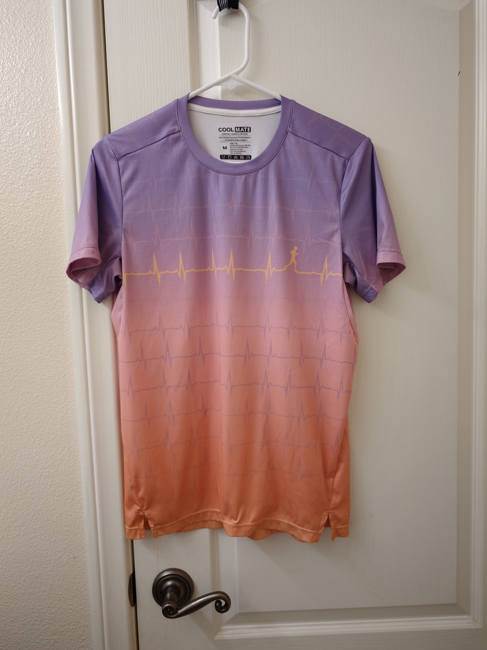 Women's Gradient Short-Sleeve Tee in Purple & Orange